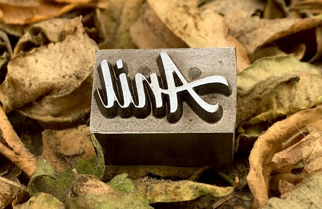 مهر داغی فولادی چوب