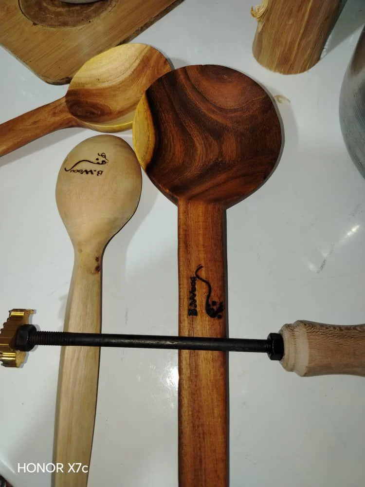 مهر داغی چوبی برنجی
